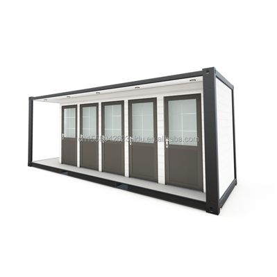 Galvanized Steel Bending 180g Profabricated Modern Outdoor House-Steel and Sandwich Panel Modified Shipping Container Toilet Container