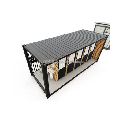 Outdoor Toilet Modified Shipping Container Style 20ft or 40ft Made of Steel and Sandwich Panel with Aluminum Alloy Windows