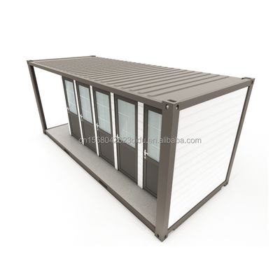 Outdoor Toilet Modified Shipping Container Style 20ft or 40ft Made of Steel and Sandwich Panel with Aluminum Alloy Windows