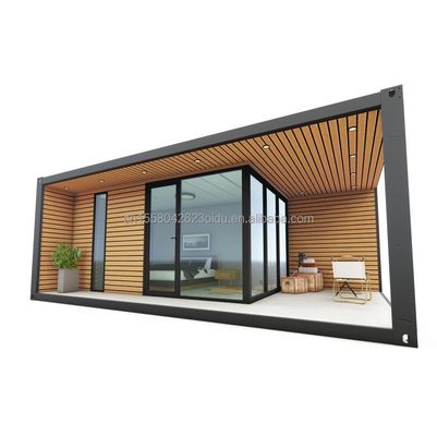 Modern Expandable Steel Frame Portable Prefabricated Container House with Bedrooms for Outdoor Made of Sandwich Panel