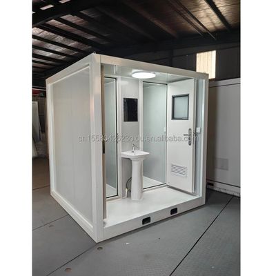 Flat Pack Container for Portable Outdoor Toilet Modified Shipping Container Style Made of Steel and Sandwich Panel