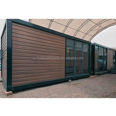 Modern Expandable Steel Frame Portable Prefabricated Container House with Bedrooms for Outdoor Made of Sandwich Panel
