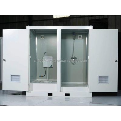 Flat Pack Container for Portable Outdoor Toilet Modified Shipping Container Style Made of Steel and Sandwich Panel