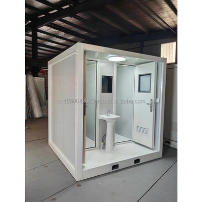 Flat Pack Container for Portable Outdoor Toilet Modified Shipping Container Style Made of Steel and Sandwich Panel