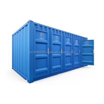 Customized Color Prefab Mobile Portable Bathroom Toilet for Outdoor Container House Units from Direct 's Modern Modular