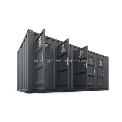Steel Public Restrooms Flat Pack Customized Modern Design Prefab Container House for Hotel Application Customized Color