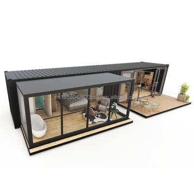 Modern Design Customized EU Standard Prefab Container House Steel Foldable 2 Bedroom Container Homes Hotels Toilets