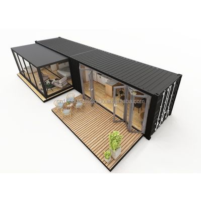 Modern Design Customized EU Standard Prefab Container House Steel Foldable 2 Bedroom Container Homes Hotels Toilets