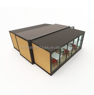 Aluminum Alloy Windows Modern 40ft 20ft Steel Container Modules for Rapid Assembly Home Expansion Mall Coffee Shop