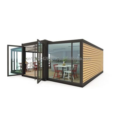 Aluminum Alloy Windows Modern 40ft 20ft Steel Container Modules for Rapid Assembly Home Expansion Mall Coffee Shop