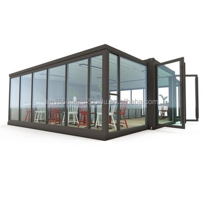 Aluminum Alloy Windows Modern 40ft 20ft Steel Container Modules for Rapid Assembly Home Expansion Mall Coffee Shop