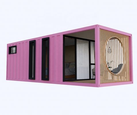 Aluminum Alloy Windows 3 Bedroom Container Residence with Packaging and Wave Sandwich Panel Walls