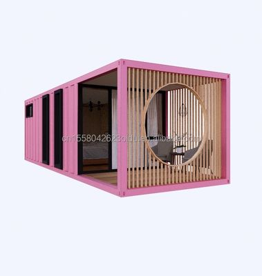 Aluminum Alloy Windows 3 Bedroom Container Residence with Packaging and Wave Sandwich Panel Walls