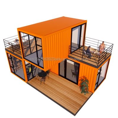 Aluminum Alloy Windows Customized 3 Modules Modular Living Container Flat Pack Prefab Home Office or Garden House Made from Steel