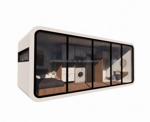 Modern 20ft 40ft Prefab House Outdoor Tiny Pod Coffee House Mobile Working Apple Cabin-Popular Prefabricated Cabin Apartment Apartment