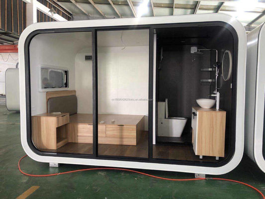 Modern 20ft 40ft Prefab House Outdoor Tiny Pod Coffee House Mobile Working Apple Cabin-Popular Prefabricated Cabin Apartment Apartment