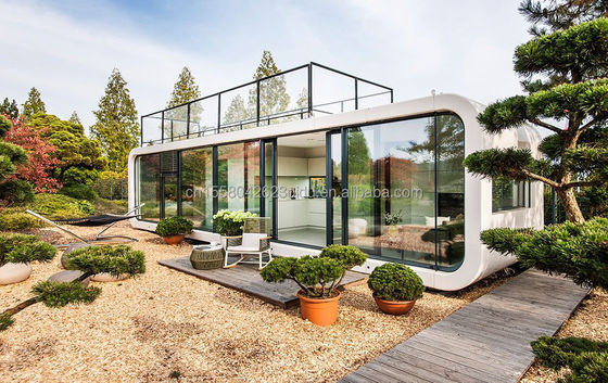 Modern 20ft 40ft Prefab House Outdoor Tiny Pod Coffee House Mobile Working Apple Cabin-Popular Prefabricated Cabin Apartment Apartment
