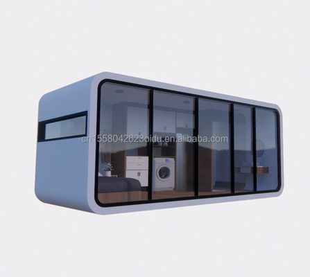 Modern 20ft 40ft Prefab House Outdoor Tiny Pod Coffee House Mobile Working Apple Cabin-Popular Prefabricated Cabin Apartment Apartment