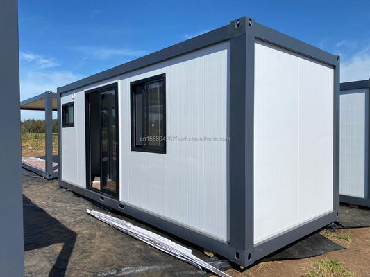 Luxary Prefabricated Container Residential Style Flat Packaging Mobile House with Wooden Appearance Modern Design Style