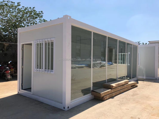 Luxary Prefabricated Container Residential Style Flat Packaging Mobile House with Wooden Appearance Modern Design Style
