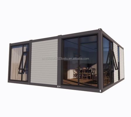 Galvanized Steel Bending 180g 20ft 40ft Detachable Prefabricated Flat Pack Container Home House With 2 Bedrooms for Hotel