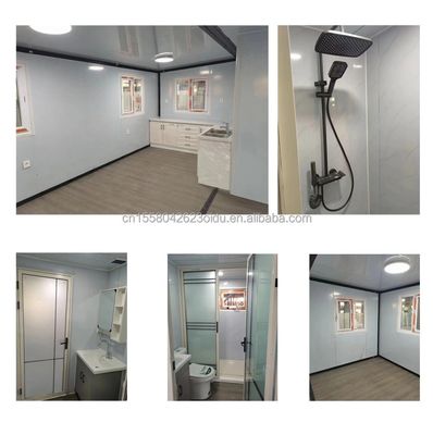 Modern Design 40ft Folding Expandable Flat Prefabricated Container House with Good Prices and Aluminum Alloy Windows