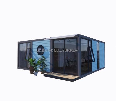 Galvanized Steel Bending 180g 20ft 40ft Detachable Prefabricated Flat Pack Container Home House With 2 Bedrooms for Hotel