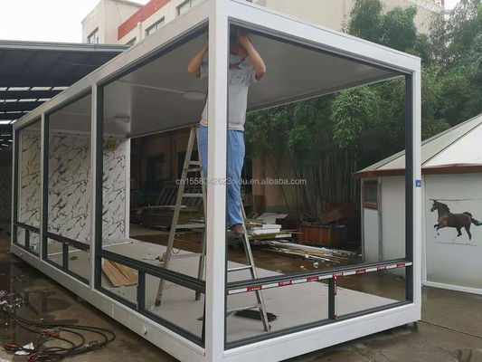 Portable Family Flat Packaging 20ft or 40ft Luxury Prefabricated Container Room with Aluminum Alloy Windows