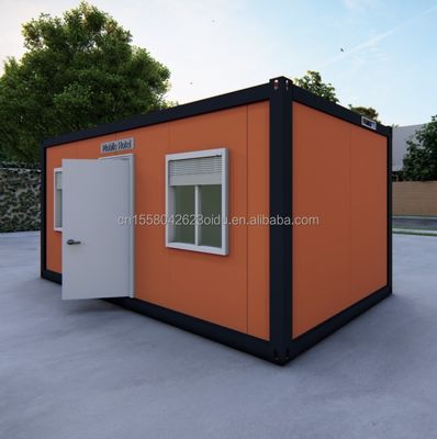 Affordable 20ft/40ft Wall 50/75/100mm Wave Sandwich Panel Prefabricated Container Room for Modern Family Residence
