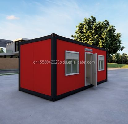 Affordable 20ft/40ft Wall 50/75/100mm Wave Sandwich Panel Prefabricated Container Room for Modern Family Residence