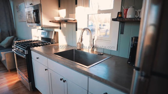 40ft Shipping Container Transformation for a Convenient Family Home Bedroom Living Room Kitchen and Bathroom Included