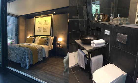 Customized Color 20ft Shipping Container Bar Prefabricated House Drawer Type Push-Pull Expansion Container House Living Room