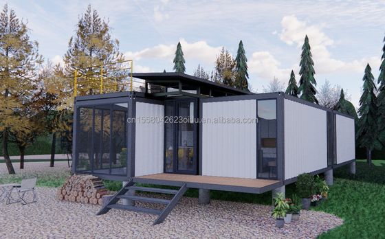 Steel Frame Galvanized Steel Bending 180g 20ft 40ft Farm Home Flat Package Container Bedroom Kitchen Living Room Bathroom