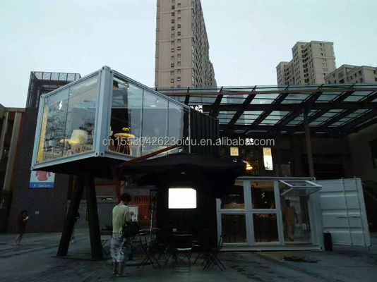 Customized Color and Aluminum Alloy Windows 20ft Luxury Container Room for Sales Booth Coffee Shop Guard Box Office Bar