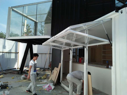 Customized Color and Aluminum Alloy Windows 20ft Luxury Container Room for Sales Booth Coffee Shop Guard Box Office Bar