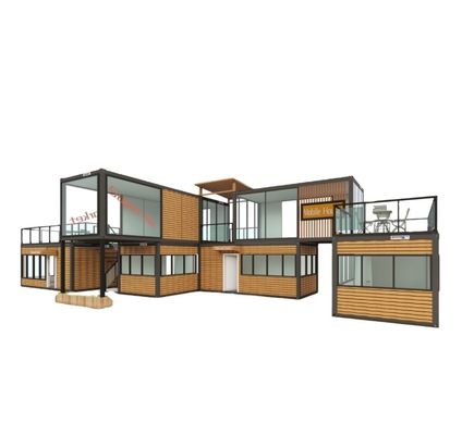 20ft/40ft Customized Color Combination Container Room for Sales Booth Coffee Shop Guard Room Office Bar