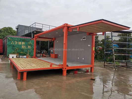 20ft 10ft Mini Pop-up Shop Container Coffee Shop Bar Fast-food Restaurant Convenience Store Kiosk Booth for Supermarket