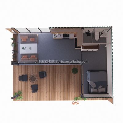 Expandable Container for Family of Three Fast Installation Mobile House Affordable Luxury