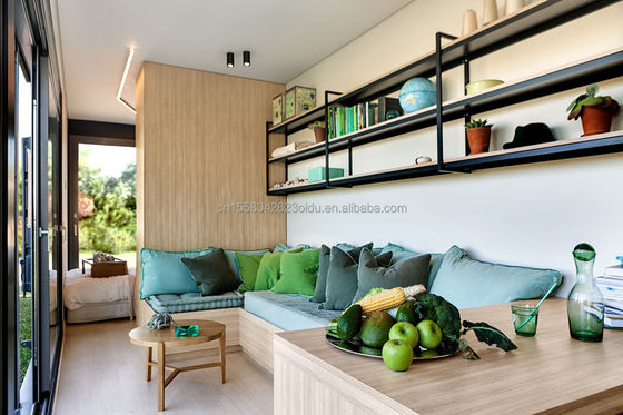 Galvanized Steel Bending Steel Frame 20ft Expandable Homes Prefab Houses Luxury Container House for Chinese Design Style
