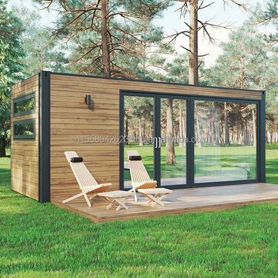 OEM 20ft Multi Functional Luxury Flat Pack Container House Home with 50/75/100mm Wave Sandwich Panel Wall