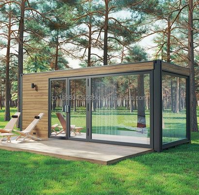 OEM 20ft Multi Functional Luxury Flat Pack Container House Home with 50/75/100mm Wave Sandwich Panel Wall