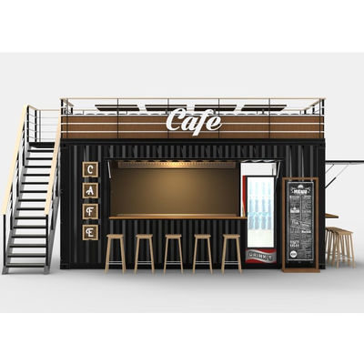 2022 OEM 20ft Flat Pack Ready To Living Container House Made Of Aluminum Alloy Windows And Galvanized Steel Bending 180g