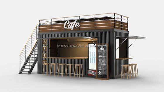 2022 OEM 20ft Flat Pack Ready To Living Container House Made Of Aluminum Alloy Windows And Galvanized Steel Bending 180g