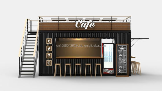 2022 OEM 20ft Flat Pack Ready To Living Container House Made Of Aluminum Alloy Windows And Galvanized Steel Bending 180g