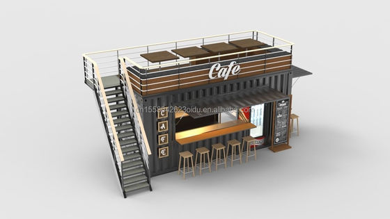 2022 OEM 20ft Flat Pack Ready To Living Container House Made Of Aluminum Alloy Windows And Galvanized Steel Bending 180g