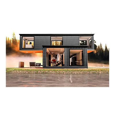 20ft/40ft Customized Flatpack Combination Luxury Container House with Wall 50/75/100mm Wave Sandwich Panel at Discounted