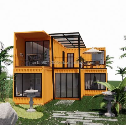 20ft Prefabricated Container House for Hotel by Manufacturers Modern Design Villa Family Residence Villa