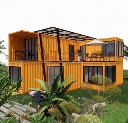 20ft Prefabricated Container House for Hotel by Manufacturers Modern Design Villa Family Residence Villa