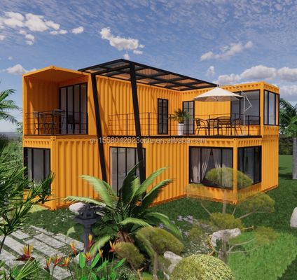 20ft Prefabricated Container House for Hotel by Manufacturers Modern Design Villa Family Residence Villa