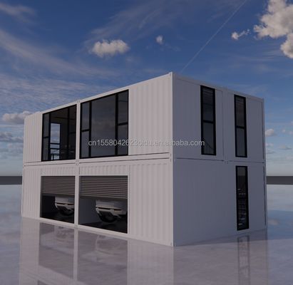 Customizable Flat Package Prefabricated House with Modern Design Style and Aluminum Alloy Windows
